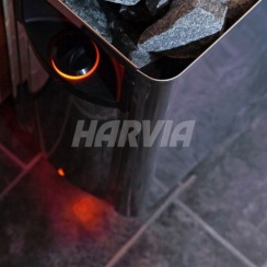 Електрокам'янка Harvia The Wall SW90 Black Steel. Фото 2